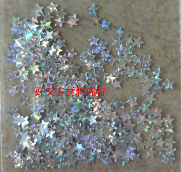 4mm Laser Round Point Pentagram Star Bright Sheet Thickened Star Shiny Sheet Bright Sheet Thick Bright Sheet 4MM Laser Stars