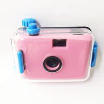 Pink blue fool film camera retro disposable imaging film can take pictures with a small graduation gift for women