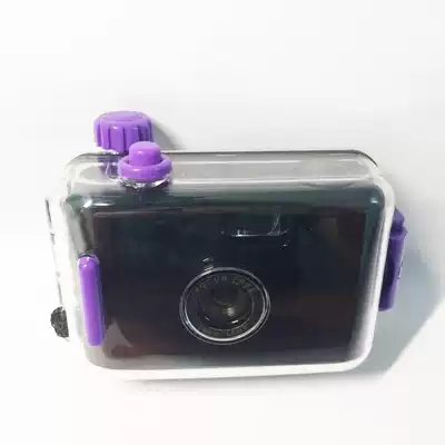 Black and purple negatives camera waterproof replaceable film Retro cute girl heart creative heart gift Non-disposable