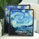 [Ван Гог - Звездная ночь] Полный 6-дюймовый? Картина маслом в глянцевой пленке в обложке