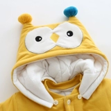 Детский зимний комплект подходит для мужчин и женщин, пуховик, 0-4 лет, популярно в интернете, в западном стиле