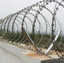Wall anti-creep 304 stainless steel blade Wire Rope Roll Cage burglar mesh with gill protective net