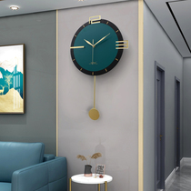 Creative modern wall clock home simple fashion clock living room decoration atmospheric clock light luxury wall personality hanging watch