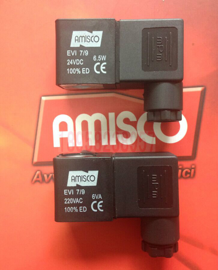 AMISCO Coil EVI 7 9 220VAC 6VA 24VDC6 5W CE Solenoid Valve Coil