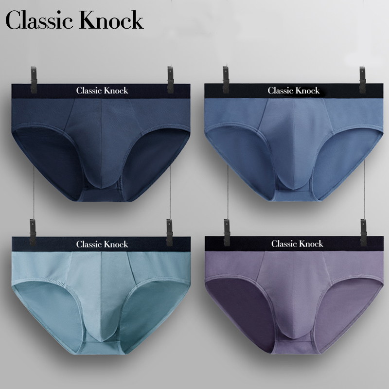 Men's Briefs Modal Antibacterial Pure Cotton Breathable Men's Shorts Thin Style Sexy Authentic Gift Box Set