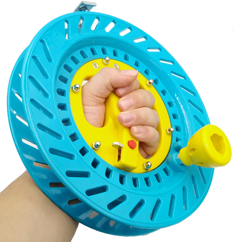 Sea fishing winder Take-up wheel Fishing gear Fishing wheel Luya fishing wheel flying wheel Large fishing wheel disc Hand-held kite wheel