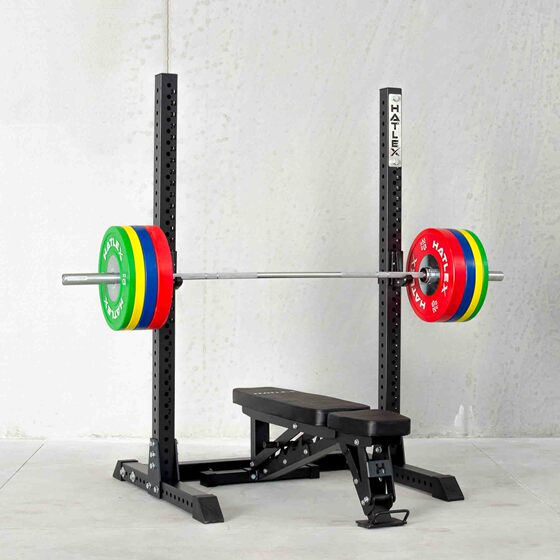 Hatlex heavy duty squat rack 80 square tube wall thickness 3mm