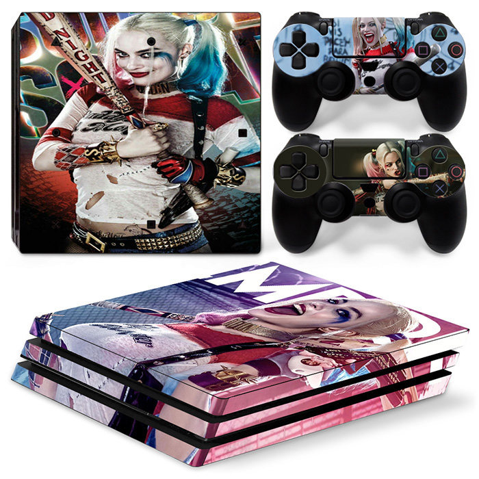 PS4 PRO stickers PS4 new version of PR0 host film to send handle stickers Batman Joker Suicide Squad Variety