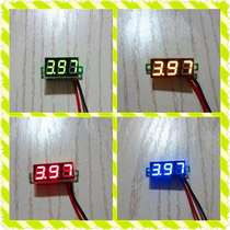 Electric car digital voltmeter digital display small battery display car modified 12v double display ammeter