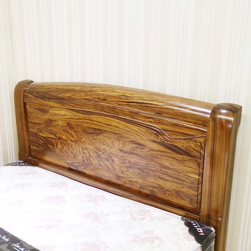 Yimu Shihan ebony wood solid wood bed double bed 15m all solid wood modern Chinese style new Chinese style furniture master bedroom