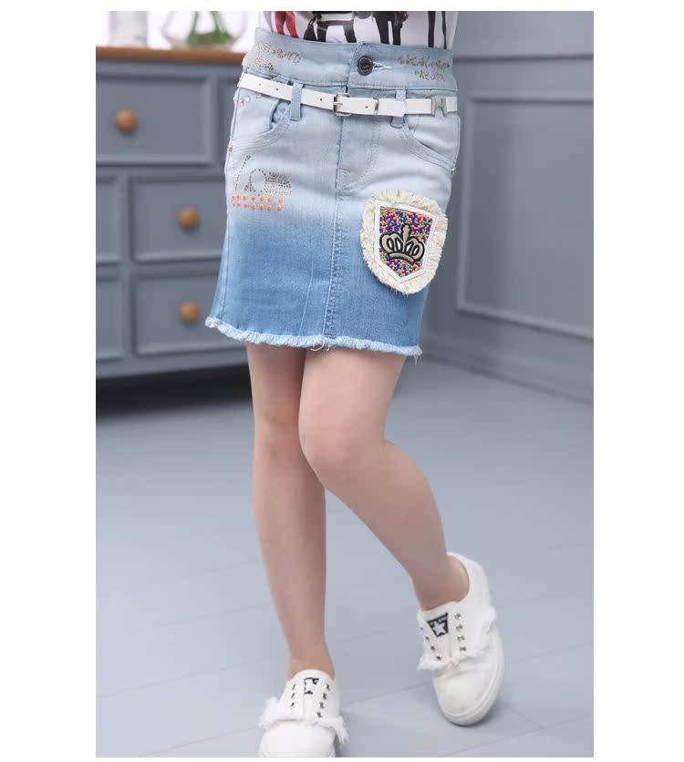 Jupe pour fille en toile - Ref 2048664 Image 19