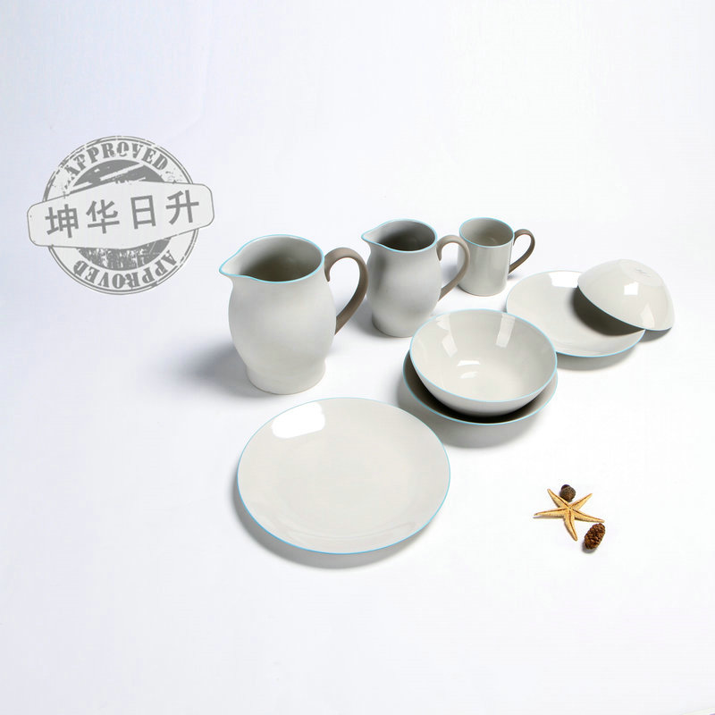 Foreign Trade Original Western Household Tableware Set WW LIMESTONE Dish Bowl Disk Original List