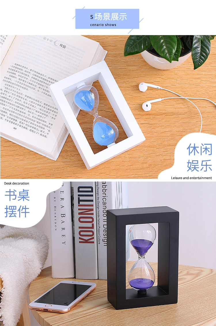 Đồng hồ cát đồng hồ bấm giờ 30/45/60 phút rưỡi trang trí trẻ em trang trí nhà sinh nhật nữ đồ trang trí dcor giá rẻ
