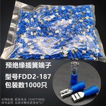 Semi-insulated 4 8*0 5 Reed FDD2-187 Cold Pressure Terminal Pre-insulated Terminal Plug-in Terminal