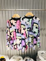 South Korea imported East Gate spot 2021 autumn MAXSTYLE bright letter print long sleeve cotton T-shirt 15X