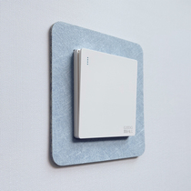 Switch Sticker Protective Sheath Silk Cloth Art Free Stick Home Switch Sleeve Socket Decoration Anti-Dirty Sticker Switch Hood Dust Cover
