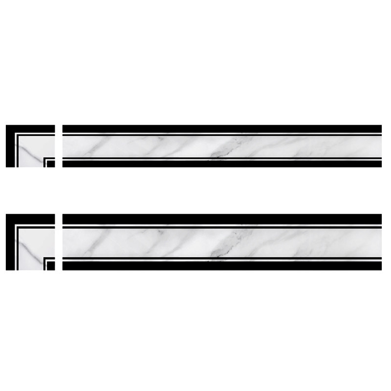 10 10 12 15 waveguide wire tile Living room gangway skirting board tiles Xuanguan Wave Line