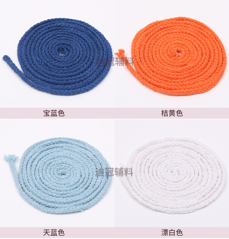 DIY dệt tay tám màu dây cotton túi quần dây với bông dây bó tự chế đồ trang sức - Vòng đeo tay Clasp vòng đá