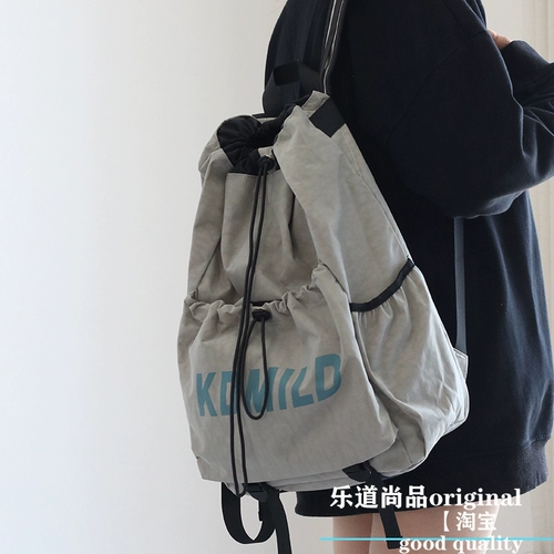 Спортивный рюкзак подходит для мужчин и женщин, альпинистский ранец для путешествий, на шнурках, подходит для студента