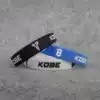 Kobe Bryant No 8 resistant standard luminous sports bracelet Silicone wrist fan jewelry hand chain rope