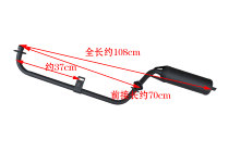 Zongshen 100 110 three-wheel motorcycle parts tricycle exhaust pipe electric three-wheel split silencer