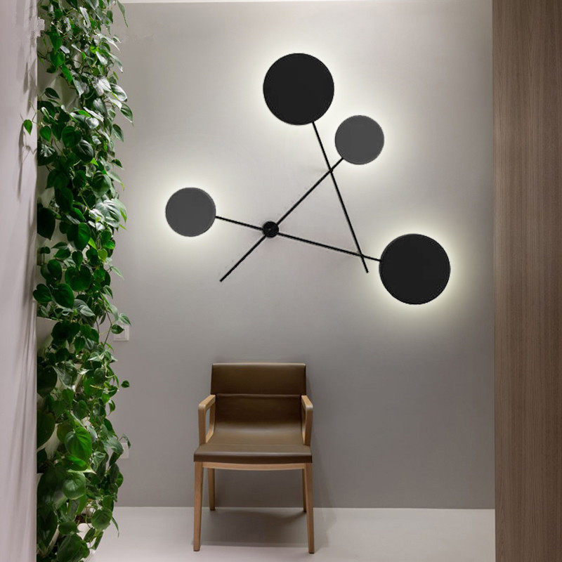 Nordic Postmodern Wall Lamp Creative Personality Brief Background Wall Stairway Wall Light Aisle Designer Wall Lamp