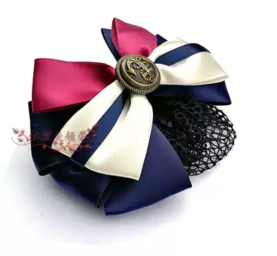 Japanese banks stewardess hotel professional floral headdress of net fa shi pin by hairclip hairclip hair bow