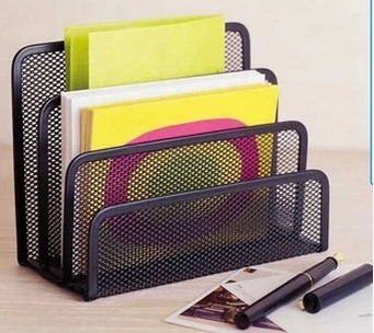 Office stationery creative desktop cash receipt of financial bill documents for shelves to organize frame envelope metal