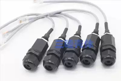 AP box network cable RJ45 network connector Supports gigabit network cable waterproof connector RJ45-M16