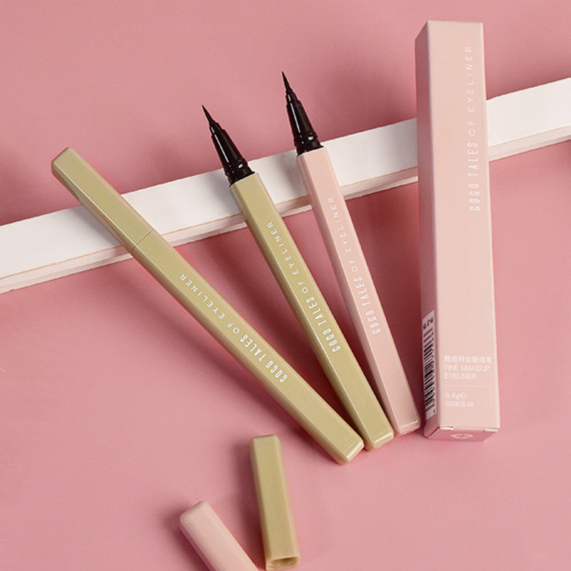 Gogo dance Fine with makeup Color eye line liquid pen female beginner waterproof perspiration without fizzy sponge head extremely fine