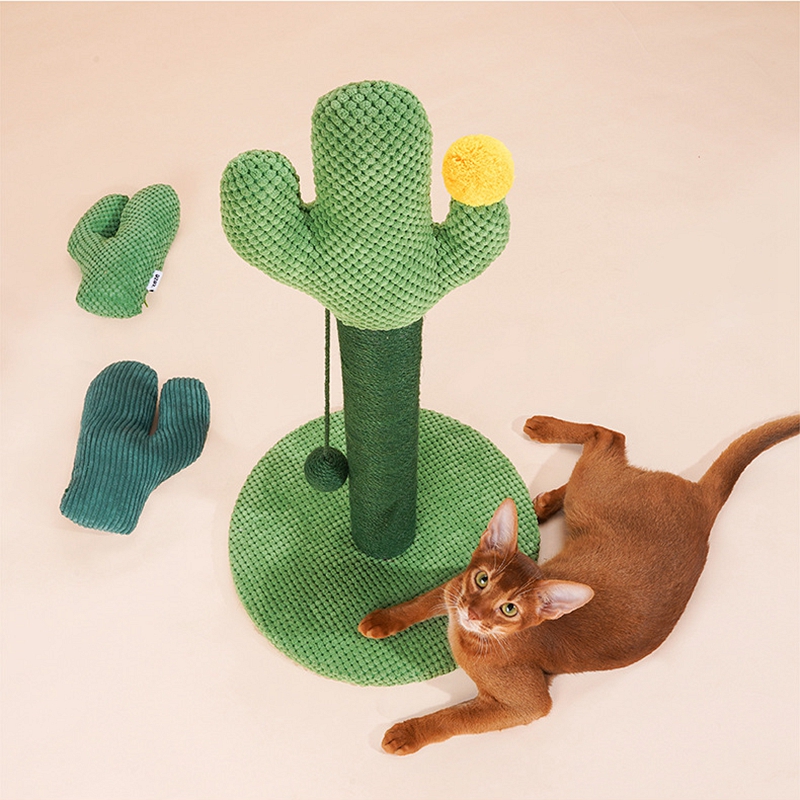 High Face Value Creative Pet Supplies Cactus Pine Cat Mint Self hi tree grindle cat Catch Cat Catch Board Toy