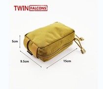 (TW)TWINFALCONS tactical MOLLE bag storage bag wash bag 1000D non-matting P011