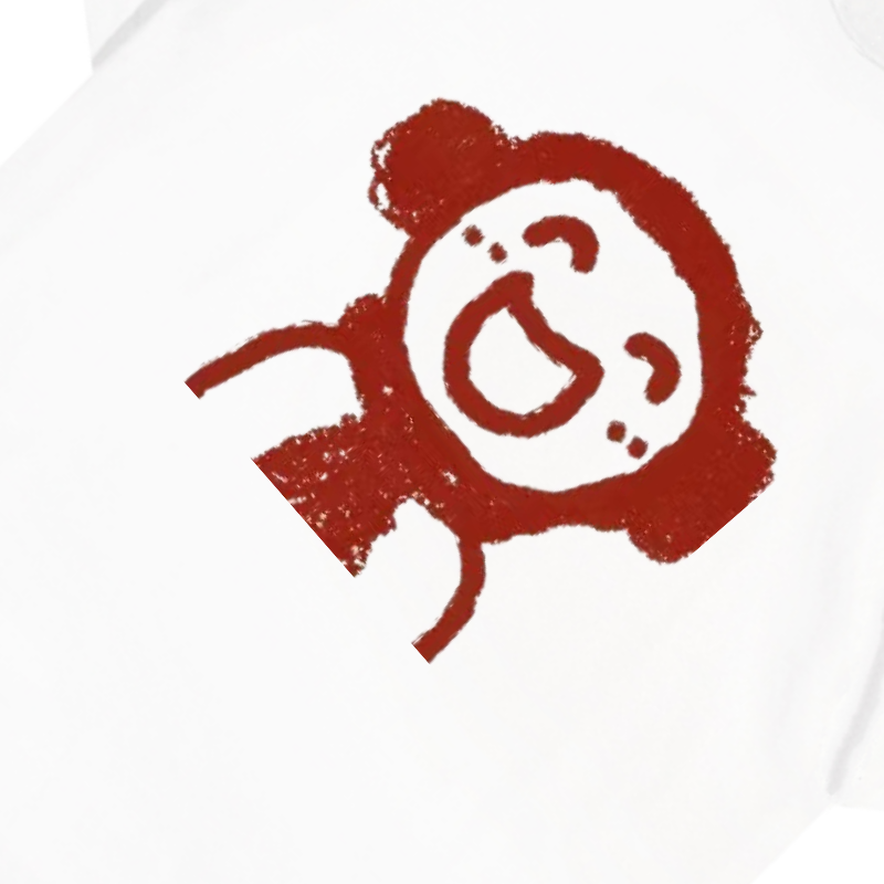 创意国潮卡通调皮耐看嬉皮可爱简约中性甜美青春活力搭配校园T恤详情2