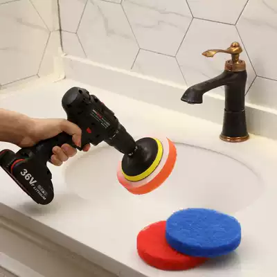 Electric cleaning cloth cleaning cloth Electric cleaning brush Kitchen cleaning cloth Tile floor cleaning Electric drill cleaning brush