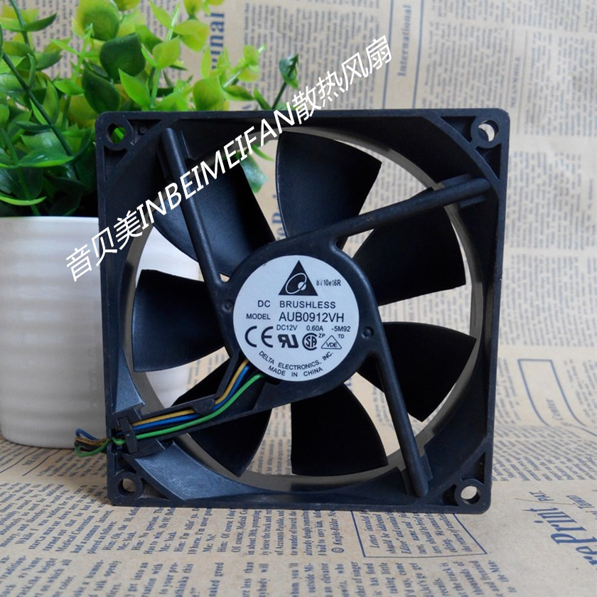 Bench Tedda 9025 12V AUB0912VH 12V 6A 0 9CM cm 4-needle temperature-controlled PWM heat dissipation fan