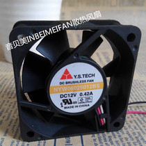 Y S TECH Wonsan 6025 NYW06025012BS DC12V 0 42A 6CM cooling fan
