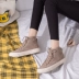 品 高 帆布 2018 Giày nữ mới của Hàn Quốc thủy triều giày skr cotton hoang dã giay the thao Plimsolls