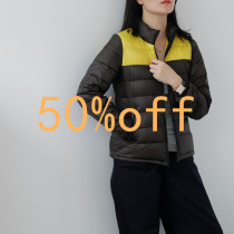 (Persimmon spot) basic family collar down jacket ~ (not refundable)