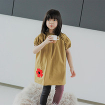 (Persimmon) spot high-end MA **style minimalist atmosphere parent-child skirt ~ Insect Sound home