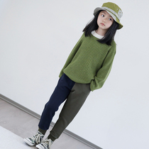 Dioshi childrens clothing ~ (spot) retro style Italian botto Giuseppe pullover thick sweater ~ Insect Sound home