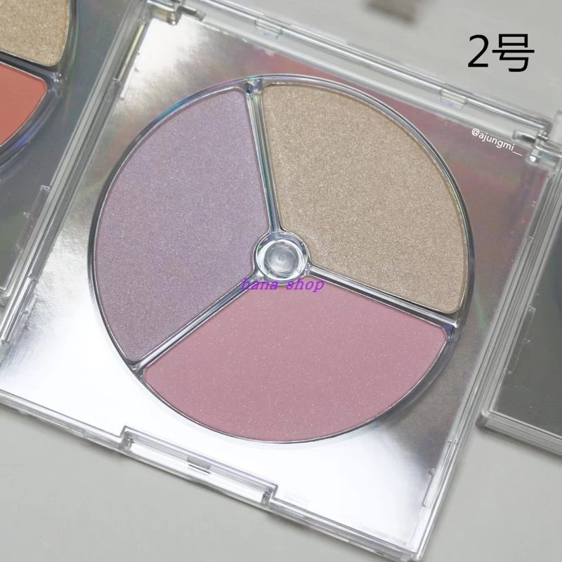 Hàn Quốc mua Bảng màu phấn má hồng ba màu Rarekind mini album Huasha chứng thực - Blush / Cochineal