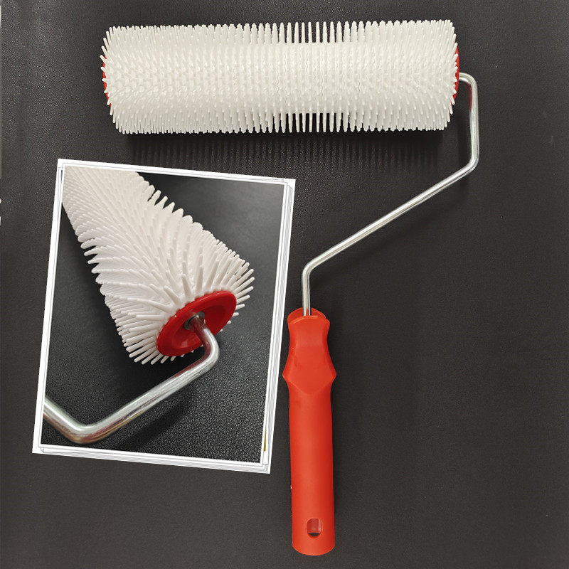 Defoaming roller brush 9 inch 20 inch self-leveling cement tool floor paint scraper nail rake acupuncture deflation roller brush
