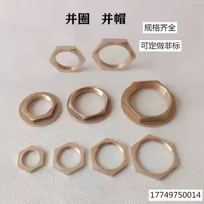 Copper ring and cap nut lock mother inner wire connector 1 point 2 points 3 points 4 points 6 points 1 inch water tank