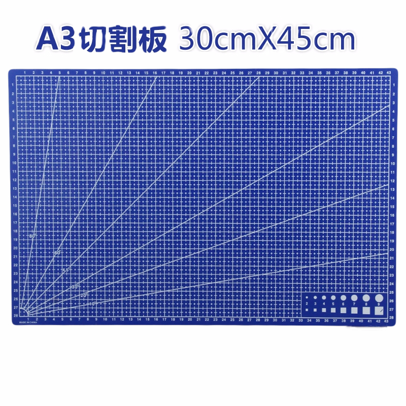 PVC engraving cutting pad A3 cutting board hand-cut paper pad engraving model blue scale plate pad manufacturers direct sales