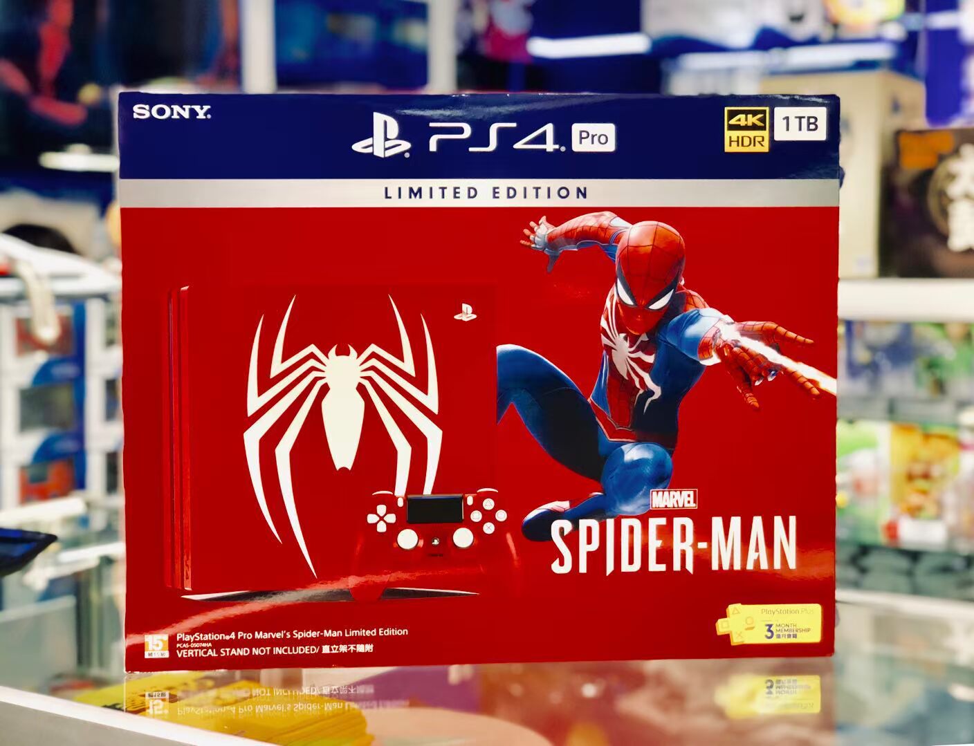 Máy chủ PS4 điều khiển trò chơi PRO máy chơi trò chơi người nhện phiên bản giới hạn - Kiểm soát trò chơi tay cầm logitech f710