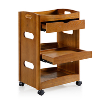 Solid Wood Beauty Cart Beauty Salon Special Frame Work Car Beauty Salon Special Cart