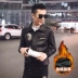 F204 nam cộng với cotton độn da nam áo khoác da ve áo Áo khoác Ấn Độ xu hướng quần áo ngắn áo khoác nam 2021 Quần áo lông thú