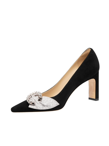 Lily Wei Модные туфли на высоком каблуке, из натуральной кожи, большой размер