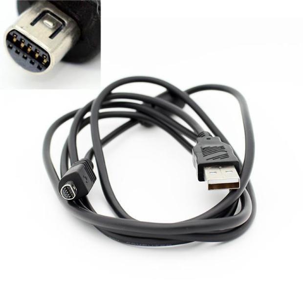 Suitable for Sony Dcr-Sr42 Sr62E Dvd605E Dvd705E Camera Dv Data Cable Semi-Circular Port