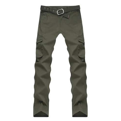 Осенние демисезонные хлопковые износостойкие тканевые штаны для работы